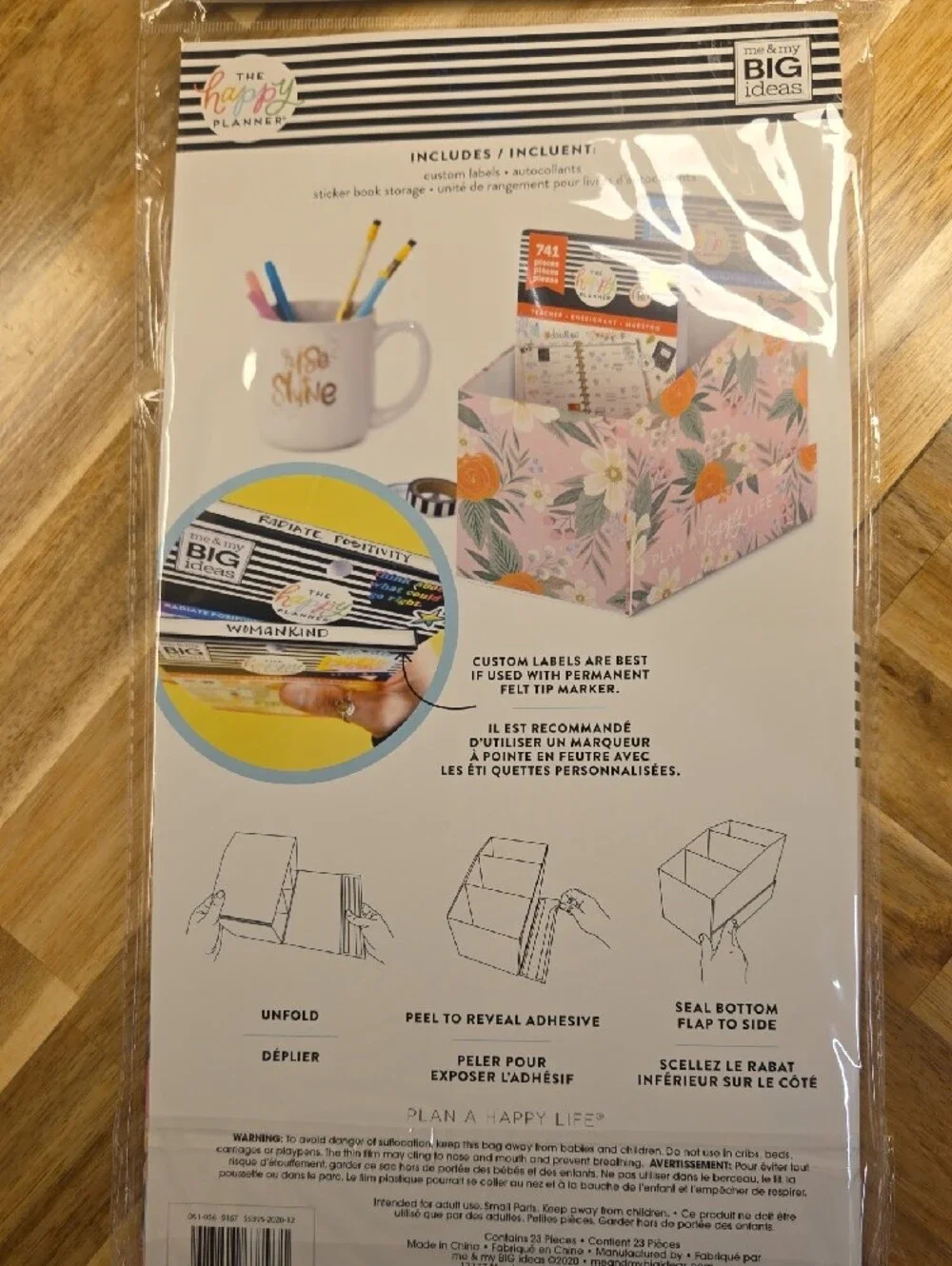 NWT The Happy Planner Sticker Book Storage Organizer!!